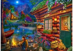 Brain Tree 2102140 - Camping - 1000 db-os puzzle (2102140)