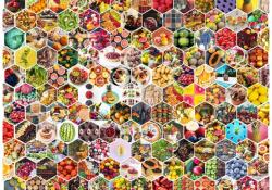 Brain Tree 2102146 - Seamless fruits - 1000 db-os puzzle (2102146)
