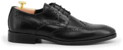 Duca Di Morrone Pantofi Oxford Bărbați Valerio - Leather AI Black Duca Di Morrone Negru 43