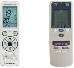 General FUJITSU RSW-7R, RSW-9RC, RSW-127RC, RSW-24R, RSW-77R, RSW-14R, RSW-147R, RSW-97RC, RSW-127R, RSW-247R - luxus háttérvilágítású távirányító