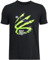 Under Armour Curry Trend Tee 1-BLK Rövid ujjú póló 1387103-001 Méret YSM