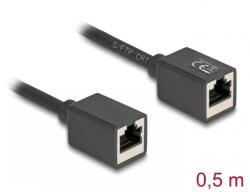 Delock Cablu prelungitor de retea RJ45 Cat. 6A S/FTP M-M 0.5m, Delock 90324 (90324)