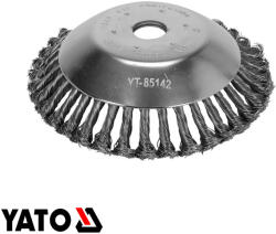 TOYA YT-85142 döntött körkefe fűkaszához 200x25, 4 mm (sodrott acél) (YT-85142)