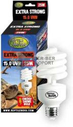 Reptile Nova Extra Strong 15.0 UVB becuri de economisire a energiei pentru terariu 25 W