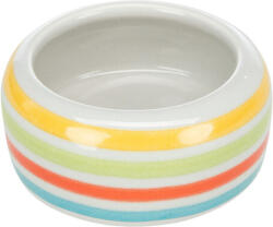 TRIXIE castron din ceramică cu dungi pentru rozătoare (500 ml / ø 16 cm) (60807)