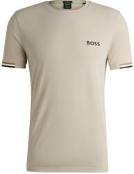 BOSS Tricouri bărbați "BOSS x Matteo Berrettini Waffle-Fabric - Bej