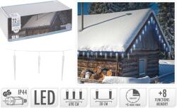 Fényfüzér hidegfehér fénnyel 72 LED