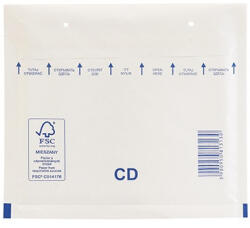 Bluering Légpárnás tasak CD szilikon külső méret 200x175mm, belső méret 180x165mm, Bluering® fehér - delfinbuvar
