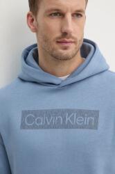 Calvin Klein felső férfi, nyomott mintás, kapucnis, K10K113552 - kék L