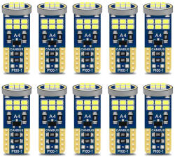 Autolife T10-2016-27LED - W5W Helyzetjelző izzó - CANBUS - 12/24V - 10DB-os (19056_alf)