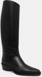 Proenza Schouler bőr csizma Bronco fekete, női, magassarkú, PS41031A - fekete Női 41