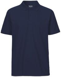 Neutral Tricou polo pentru bărbați din bumbac organic Fairtrade Clasic - Albastru marin | 4XL (NE-O20080-1000237066)