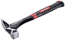 Fortum Kalapács kovácsolt, LOW-VIBE vibráció csökkentő nyél, 870 g, két komponensű gumírozott/műanyag markolat (4751007) - barkacsland
