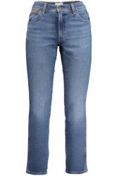 Wrangler Blugi barbati Larston, cu talie medie si croiala Slim fit, Albastru (FI-112355_BL028_31L32)