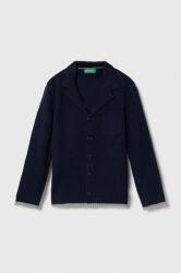 Benetton gyerek kardigán sötétkék, könnyű - sötétkék 82 - answear - 10 990 Ft