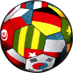 Kolibri Covor Kolibri, Rotund, Minge, UEFA 2020, 67x67 cm, 2300 gr mp (4823057761276) Covor