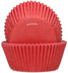 Funcakes Kosárkák sütéshez - Piros 48 db