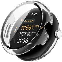  PC FULL COVER Műanyag borítás üveggel Google Pixel-hez Watch3 41mm átlátszó