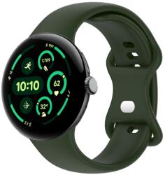 BUTTERFLY Cserélhető szíj Google Pixel-hez Watch3 41mm sötétzöld