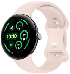 BUTTERFLY Cserélhető szíj Google Pixel-hez Watch3 41mm világos rózsaszín