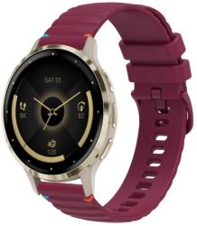 WAVY szilikon szíj Garmin Venu 3S bordó színhez