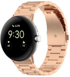 CLASSIC Fémszíj Google Pixel-hez Watch3 41mm rózsaszín