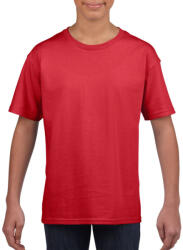Gildan Rövid ujjú Softstyle gyerekpóló, Gildan GIB64000, Red-XL (giB64000re-xl)