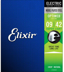 Elixir 19002 OPTIWEB Super Light, Струни за електрическа китара 09-42 (OW09-42E)