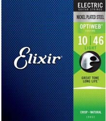Elixir 19052 OPTIWEB Light, Струни за електрическа китара 10-46 (OW10-46E)