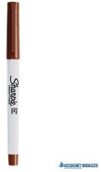 Sharpie Alkoholos marker, 0, 5 mm, kúpos, SHARPIE "Ultra Fine Point", barna (SR0811320) - kecskemetirodaszer
