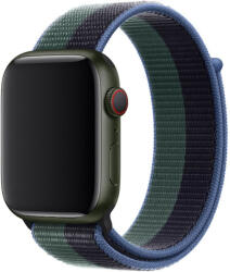 Apple Watch zöld-fekete szövetszíj 42/44/45/46/49mm