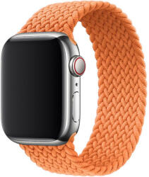 Apple Watch narancs fonott szíj S méret 42/44/45/46/49mm
