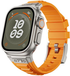 Apple Watch narancssárga Cube szilikon szíj 42/44/45/46/49mm