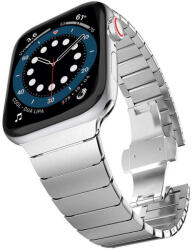 Apple Watch ezüst fém szíj 42/44/45/46/49mm