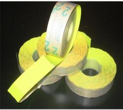 METO Árazógépszalag, 19x16 mm, METO, citrom - 5 tekercs (ISMKC) - papiruniverzum