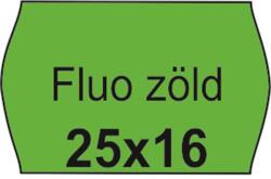 Árazószalag, 25x16 FLUO zöld - 10 tekercs (IS2516FZ) - papiruniverzum