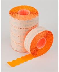 METO Árazógépszalag, 22x12 mm, METO, narancs - 5 tekercs (ISM22N) - papiruniverzum