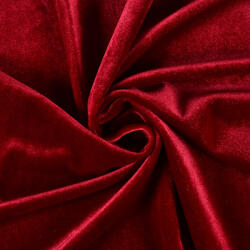 Takoy Elasztikus bársony anyag prémium Gloss 300g sötétpiros színű