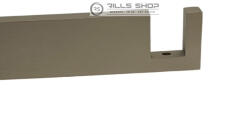  Square-Line tartó, Szimpla, rövid, Inox, 1 Db (RS161557)