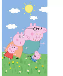  Peppa malac Family kéztörlő, arctörlő, törölköző 30x50 cm (CBX225069PP) - oliviashop