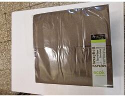 Pack Service Airwave szalvéta 40 x 40 cm 1/8 hajtású 100 lap/csomag barna
