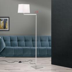 ORION Lampadar/Lampa de podea pivotanta CARLTON nickel/alb (Stl 12-1187/1 satin OR)
