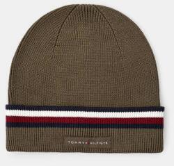 Tommy Hilfiger pamut sapka zöld, pamut, AM0AM12983 - zöld Univerzális méret