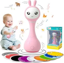 Alilo Smarty Bunny - iepuras interactiv pentru bebelusi, roz, ro/en (BR1/PINK)
