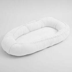 New Baby Cosulet bebelus, New Baby, Baby Nest 80 x 50 cm, muselina, White (52099)