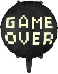 PartyDeco Balon din folie Game Over 45 cm