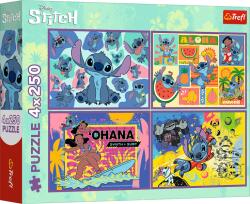 Trefl - Puzzle 4x250 Stitch - 250 piese