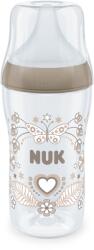Nuk Шише със силиконов биберон NUK - Perfect Match, 260 ml, размер M, Сърце (10216014)