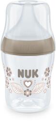 Nuk Шише със силиконов биберон NUK - Perfect Match, 150 ml, размер S, Сърце (10215014)