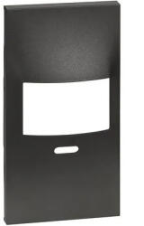 Legrand Placa, Modulara, pentru, intrerupator, 2M, IR, auto, SLIDE, Negru, Bticino, Living, Now, KG17SL (KG17SL)